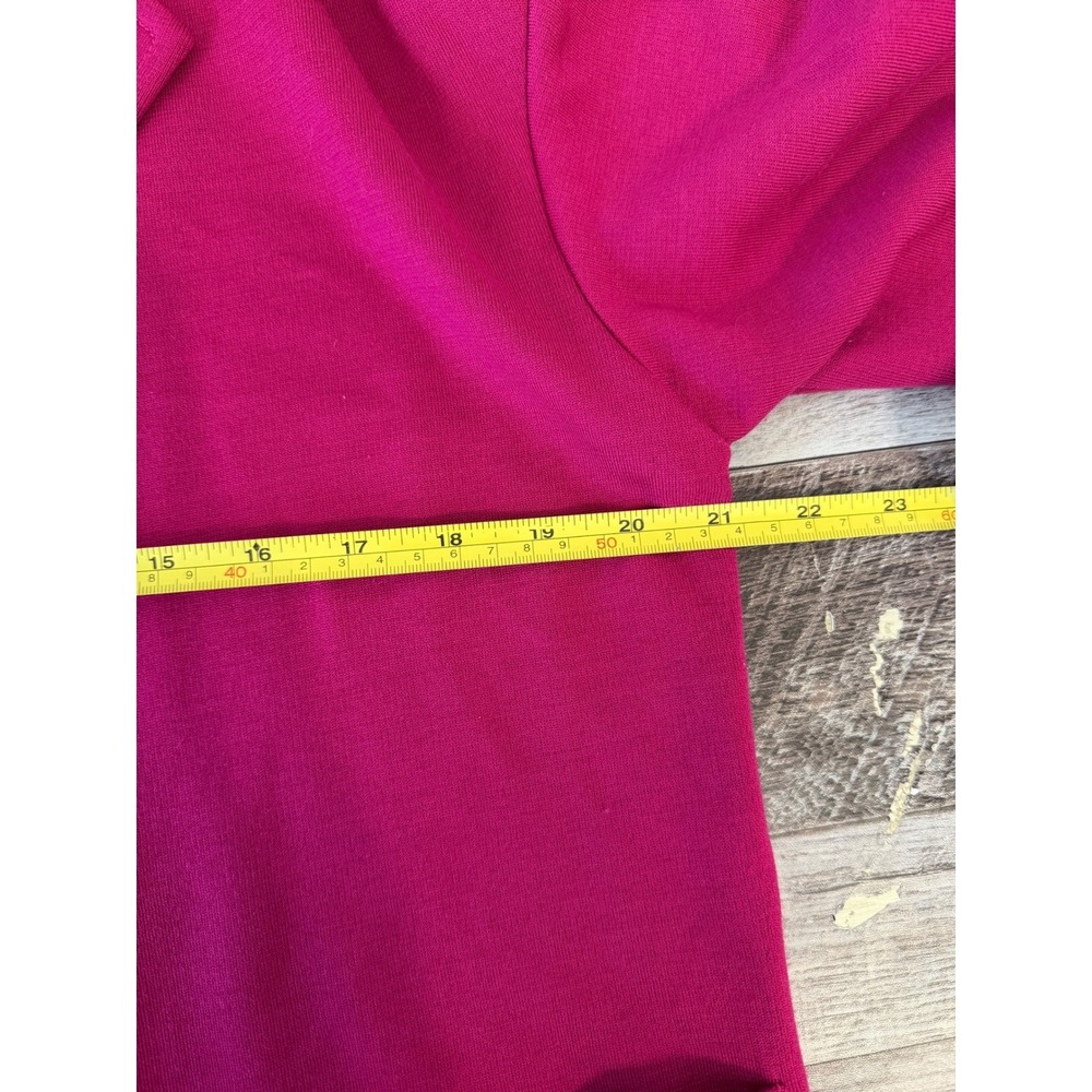 St John Knit Blazer Jacket 8 Pink Magenta Wool Blend Structured Career Luxury - Picture 3 of 6
